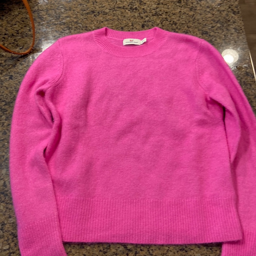 Pink Vineyard Vines Cashmere Sweater